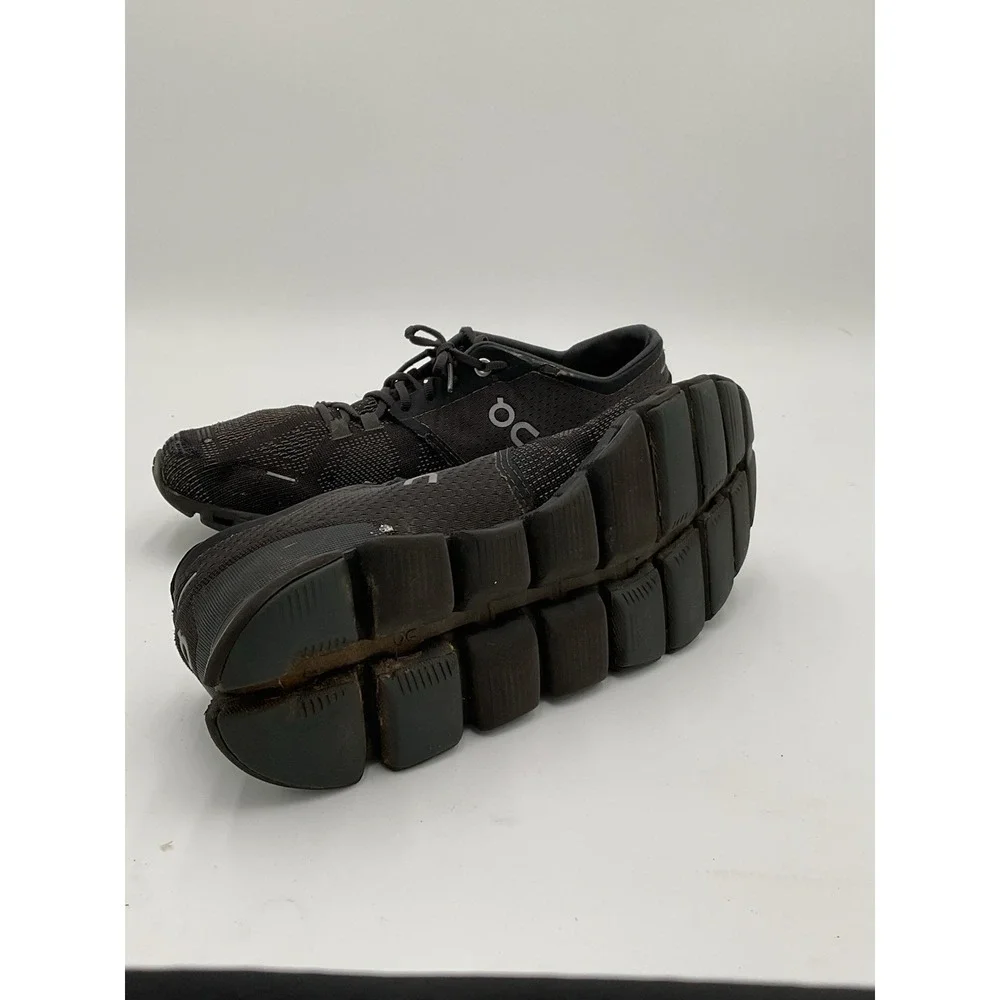On Cloud X Women's Running Shoe Size 9 Black Sneaker Lace Up 650 Training Runner